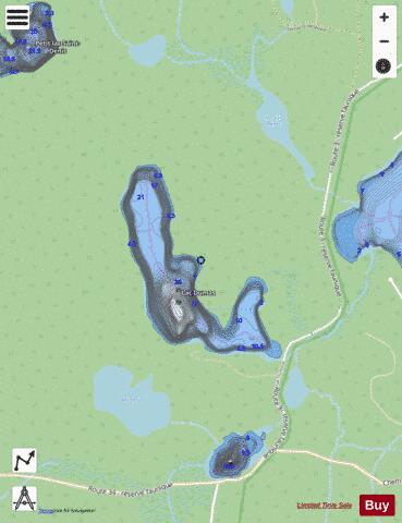 Dumas, Lac depth contour Map - i-Boating App - Streets