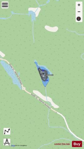 Doris, Lac depth contour Map - i-Boating App - Streets