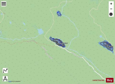 Brochet, Lac du depth contour Map - i-Boating App - Streets