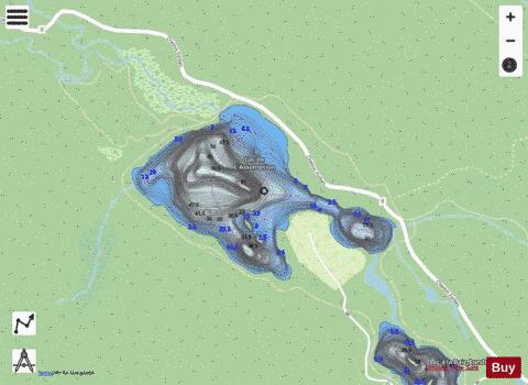 Assomption, Lac de l' depth contour Map - i-Boating App - Streets