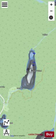 Vezina, Lac depth contour Map - i-Boating App - Streets