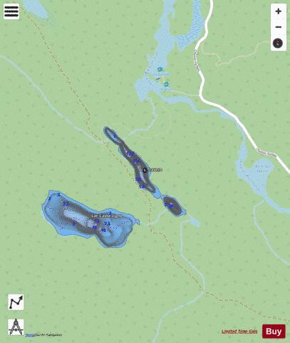 Travers, Lac depth contour Map - i-Boating App - Streets