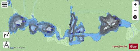 Saint-Louis, Lac depth contour Map - i-Boating App - Streets