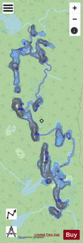 Libeau, Lac depth contour Map - i-Boating App - Streets