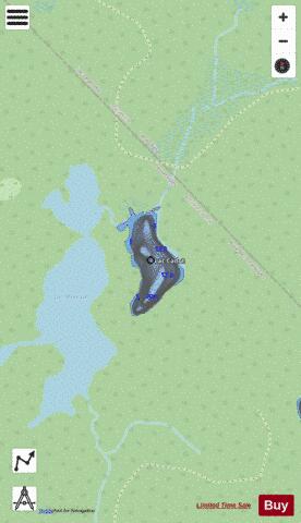 Cadot, Lac depth contour Map - i-Boating App - Streets