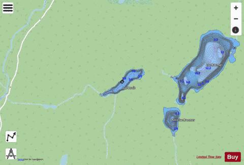 Droit, Lac depth contour Map - i-Boating App - Streets