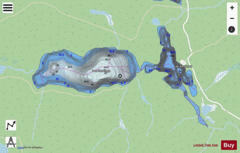 Hardinge, Lac depth contour Map - i-Boating App - Streets