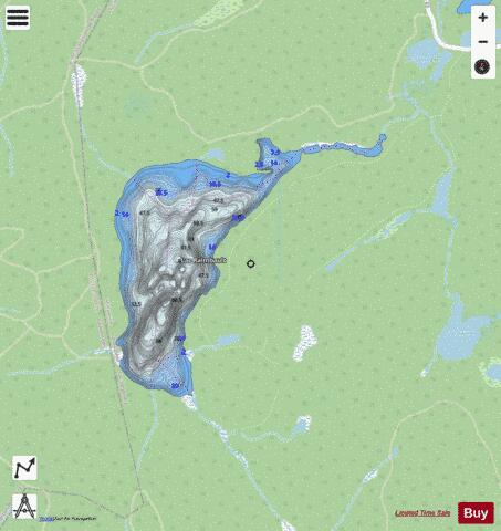Raimbault, Lac depth contour Map - i-Boating App - Streets