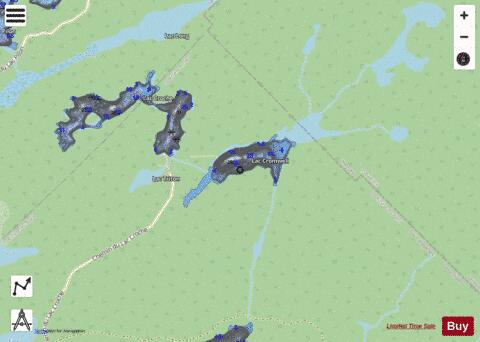 Cromwell, Lac depth contour Map - i-Boating App - Streets