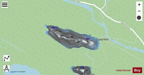 Cabot, Lac depth contour Map - i-Boating App - Streets