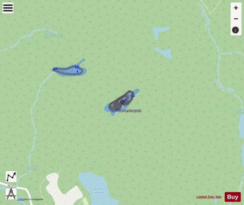 Iroquois, Lac des depth contour Map - i-Boating App - Streets