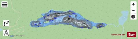 Thibert, Lac depth contour Map - i-Boating App - Streets