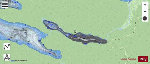 Lafleur, Lac depth contour Map - i-Boating App - Streets