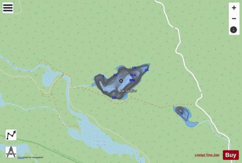 Sanglier, Lac depth contour Map - i-Boating App - Streets