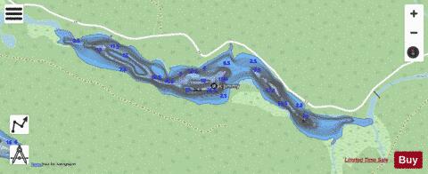 Jimmy, Lac depth contour Map - i-Boating App - Streets