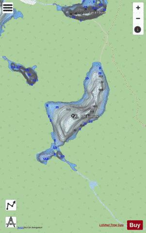 Ecartant, Lac depth contour Map - i-Boating App - Streets