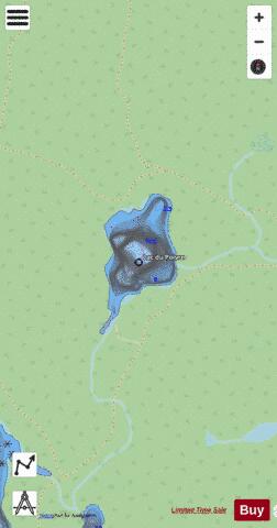 Poivre, Lac du depth contour Map - i-Boating App - Streets