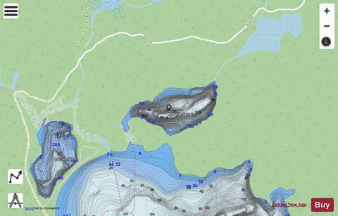 Orignal, Lac l' depth contour Map - i-Boating App - Streets
