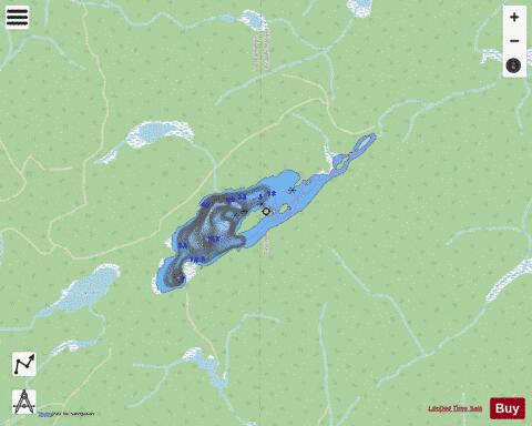 Lowell, Lac depth contour Map - i-Boating App - Streets