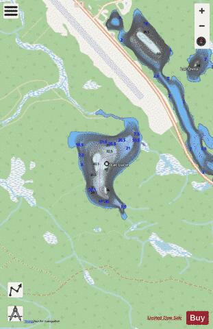 Lucie, Lac depth contour Map - i-Boating App - Streets