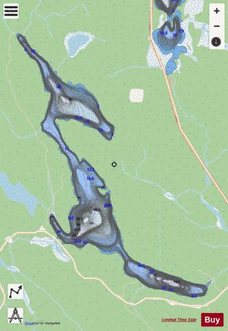 Belair, Lac depth contour Map - i-Boating App - Streets