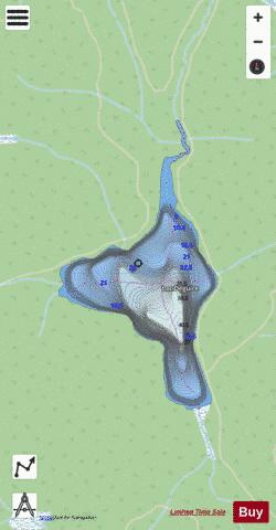 Deguire, Lac depth contour Map - i-Boating App - Streets