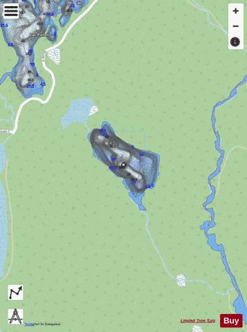 Forget, Lac depth contour Map - i-Boating App - Streets