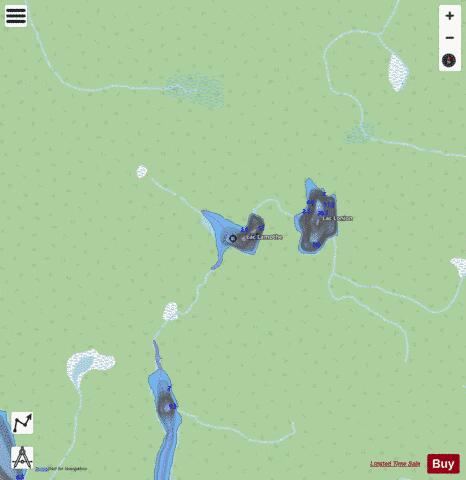 Lamothe, Lac depth contour Map - i-Boating App - Streets