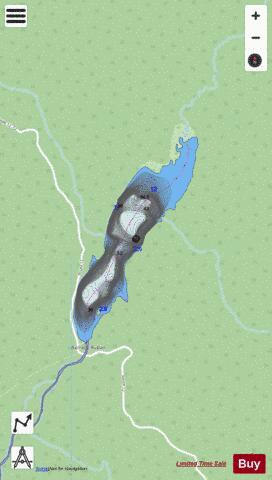 Ruban, Lac depth contour Map - i-Boating App - Streets