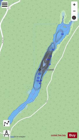 Renaud, Lac depth contour Map - i-Boating App - Streets