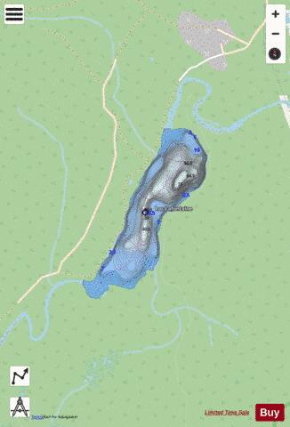 Lafontaine, Lac depth contour Map - i-Boating App - Streets