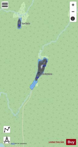 Cauchon, Lac depth contour Map - i-Boating App - Streets
