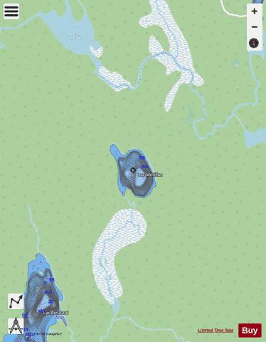 Merillon, Lac depth contour Map - i-Boating App - Streets