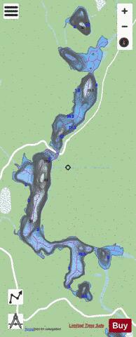 Launiere, Lac depth contour Map - i-Boating App - Streets