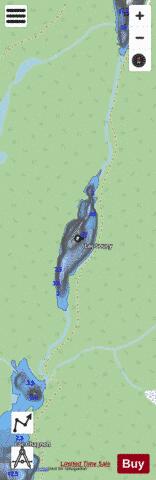 Soucy, Lac depth contour Map - i-Boating App - Streets