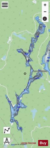 Berthiaume, Lac depth contour Map - i-Boating App - Streets