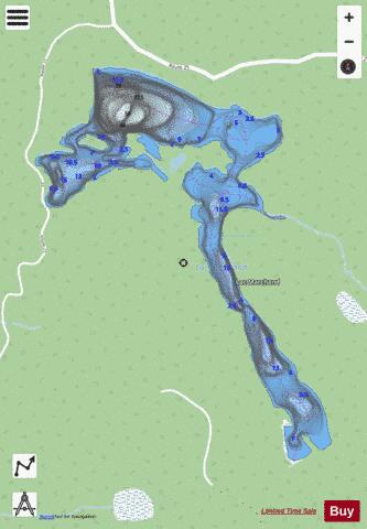 Marchand, Lac depth contour Map - i-Boating App - Streets
