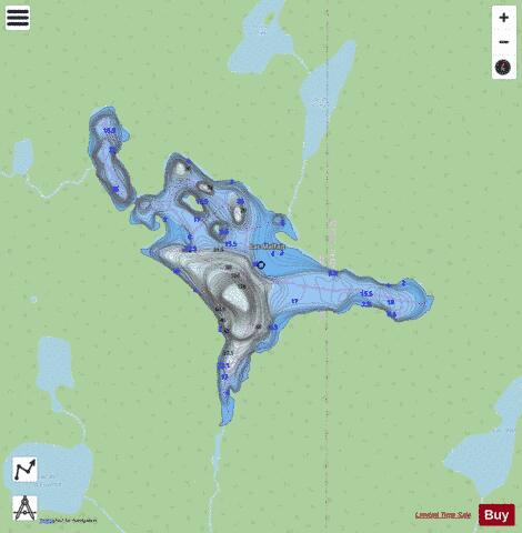 Malfait, Lac depth contour Map - i-Boating App - Streets
