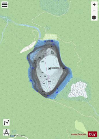 Bellevue, Lac depth contour Map - i-Boating App - Streets