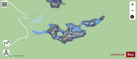 Duhamel, Lac depth contour Map - i-Boating App - Streets