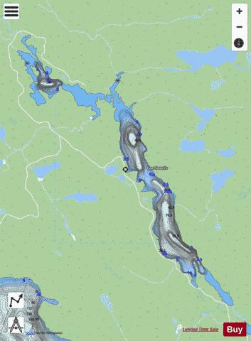Soucis, Lac depth contour Map - i-Boating App - Streets