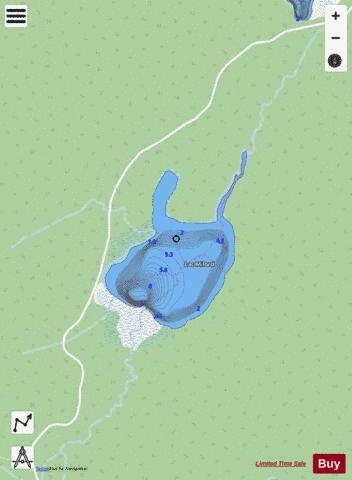 Milord, Lac depth contour Map - i-Boating App - Streets