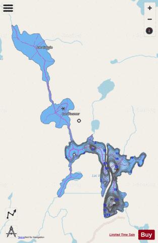 Wisopchidick, Lac depth contour Map - i-Boating App - Streets