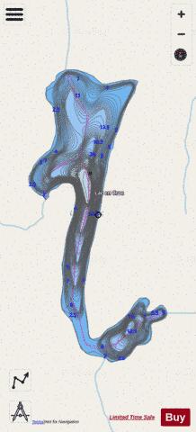 Croc, Lac en depth contour Map - i-Boating App - Streets