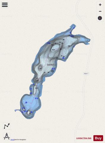 Darde, Lac depth contour Map - i-Boating App - Streets