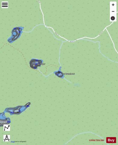 Bancheau, Lac depth contour Map - i-Boating App - Streets