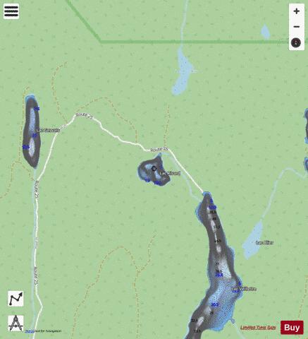 Rivard, Lac depth contour Map - i-Boating App - Streets