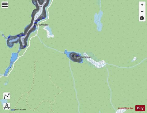 Liserons, Lac des depth contour Map - i-Boating App - Streets