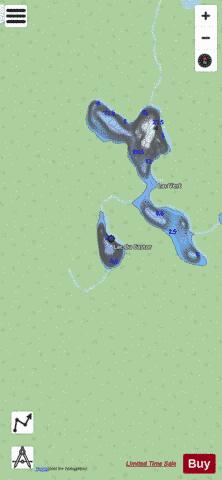 Castor, Lac du depth contour Map - i-Boating App - Streets