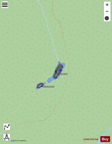 Maxi, Lac depth contour Map - i-Boating App - Streets